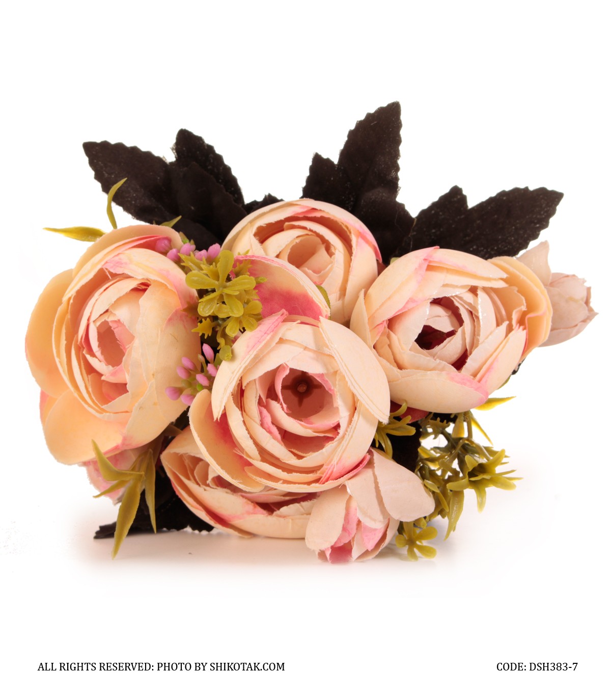 دسته گل مصنوعی پائونیا مدل 383-7