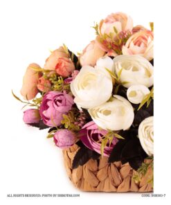 دسته گل مصنوعی پائونیا مدل 383-7