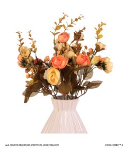 دسته گل شکوفه ای کرم گلبهی