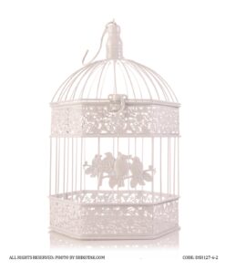 قفس تزئینی چندضلعی دو سایز کوچک