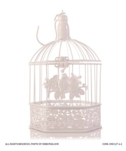 قفس تزئینی چندضلعی دو سایز کوچک