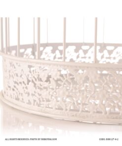 قفس تزئینی گرد طرح پرنده دو سایز بزرگ