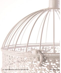 قفس تزئینی گرد طرح پرنده دو سایز کوچک
