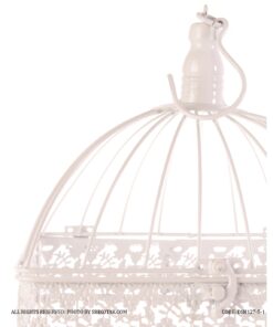 قفس تزئینی مربع طرح پرنده دو سایز بزرگ