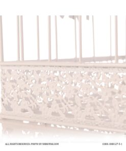 قفس تزئینی مربع طرح پرنده دو سایز بزرگ