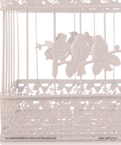 قفس تزئینی مربع طرح پرنده دو سایز کوچک