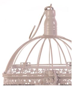 قفس تزئینی مربع طرح پرنده دو سایز کوچک