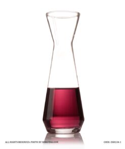 لیوان اسموتی شیشه ای شش عددی بلند