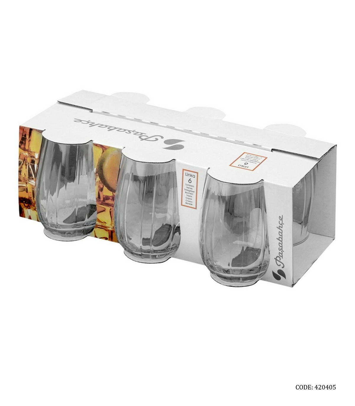 نیم لیوان شیشه ای ترک شش عددی