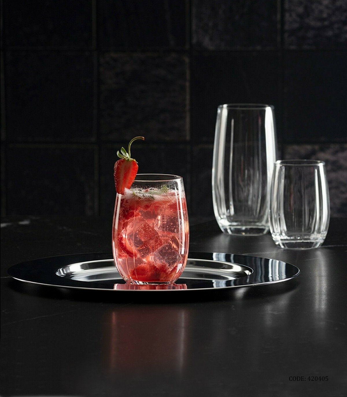 نیم لیوان شیشه ای ترک شش عددی