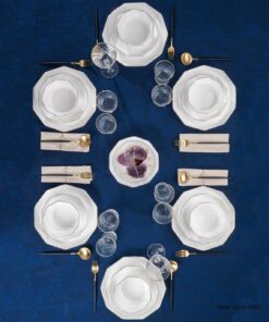 سرویس چینی ترک شش نفره 24 پارچه مدل Diamond