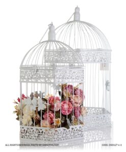 قفس تزئینی چندضلعی دو سایز بزرگ