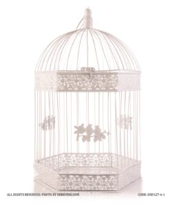 قفس تزئینی چندضلعی دو سایز بزرگ