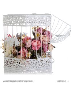 قفس تزئینی چندضلعی دو سایز بزرگ