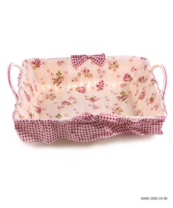 سبد نان عروس حصیری طرح Rose Day