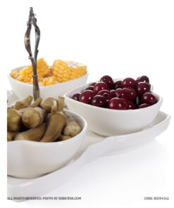 اردو خوری دسته دار طرح قلب چهار تایی