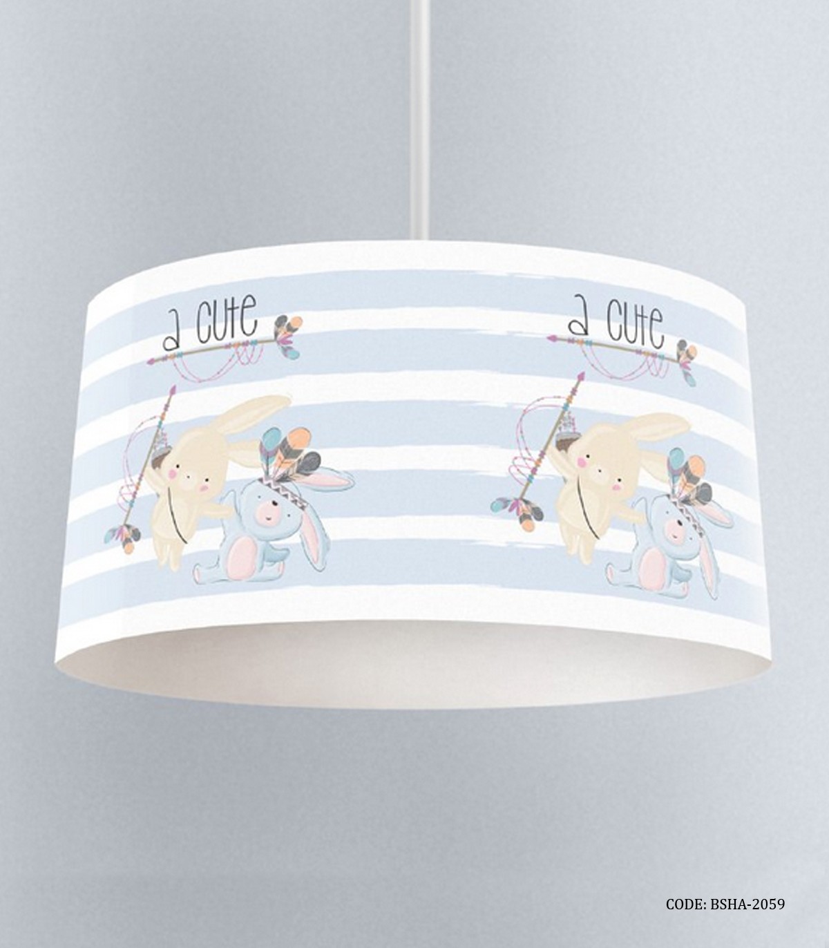 لوستر سقفی پسرانه مدل Cute Rabbit