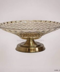 میوه خوری پایه برنز مدل توپی