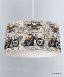 لوستر اتاق پسرانه طرح موتور مدل Harley Davidson