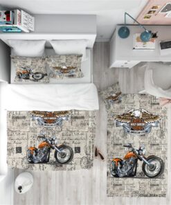 روتختی پسرانه طرح موتور 4 تکه مدل Harley Davidson