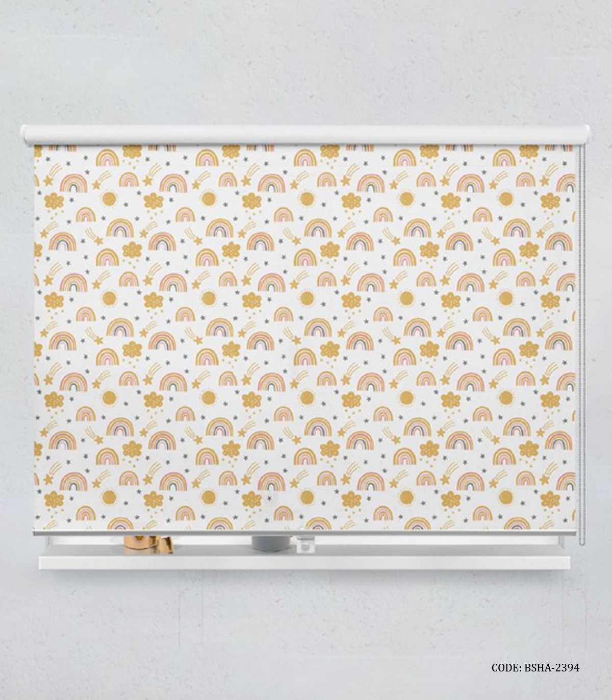پرده شید اتاق دخترانه و پسرانه مدل Cute Rainbow