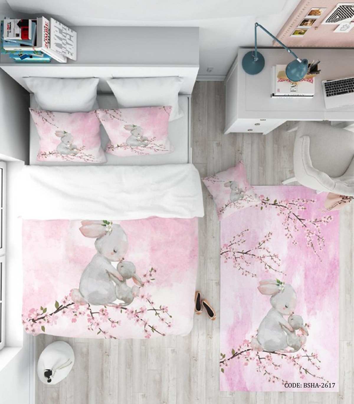 روتختی دخترانه 4 تکه مدل Spring Chinld