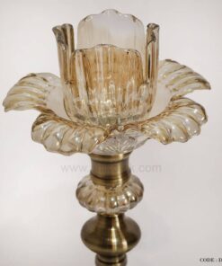 جا شمعی لب چین کریستالی