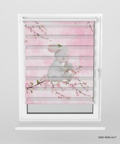 پرده زبرا اتاق دخترانه مدل Spring Chinld