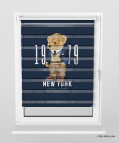 پرده زبرا اتاق کودک پسر مدل خرس پولو