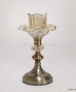 جا شمعی لب چین کریستالی