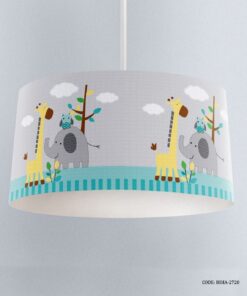 لوستر پسرانه طرح کودکانه مدل فیل و زرافه