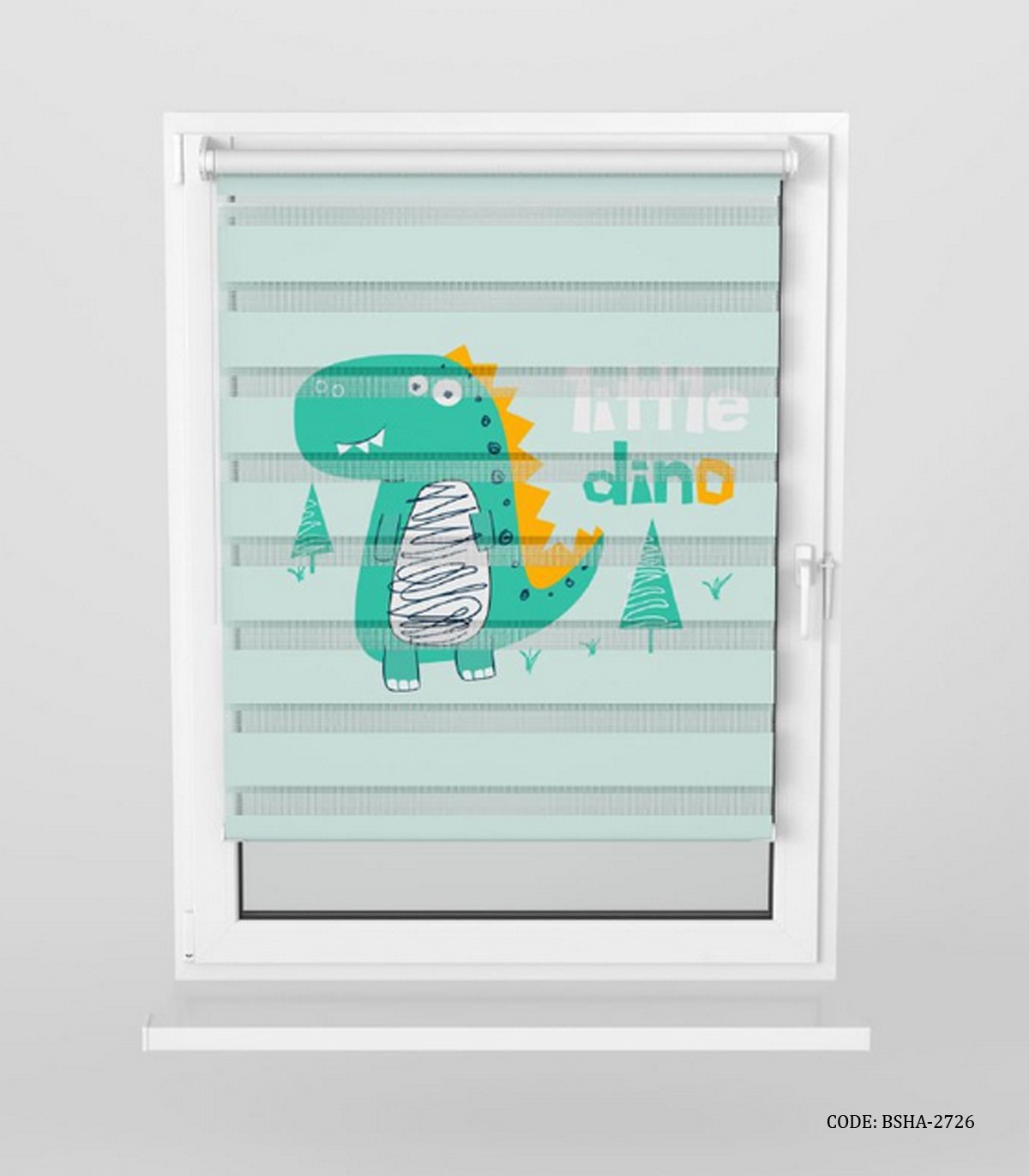 پرده زبرا کودک پسرانه طرح دایناسور مدل Little Dino