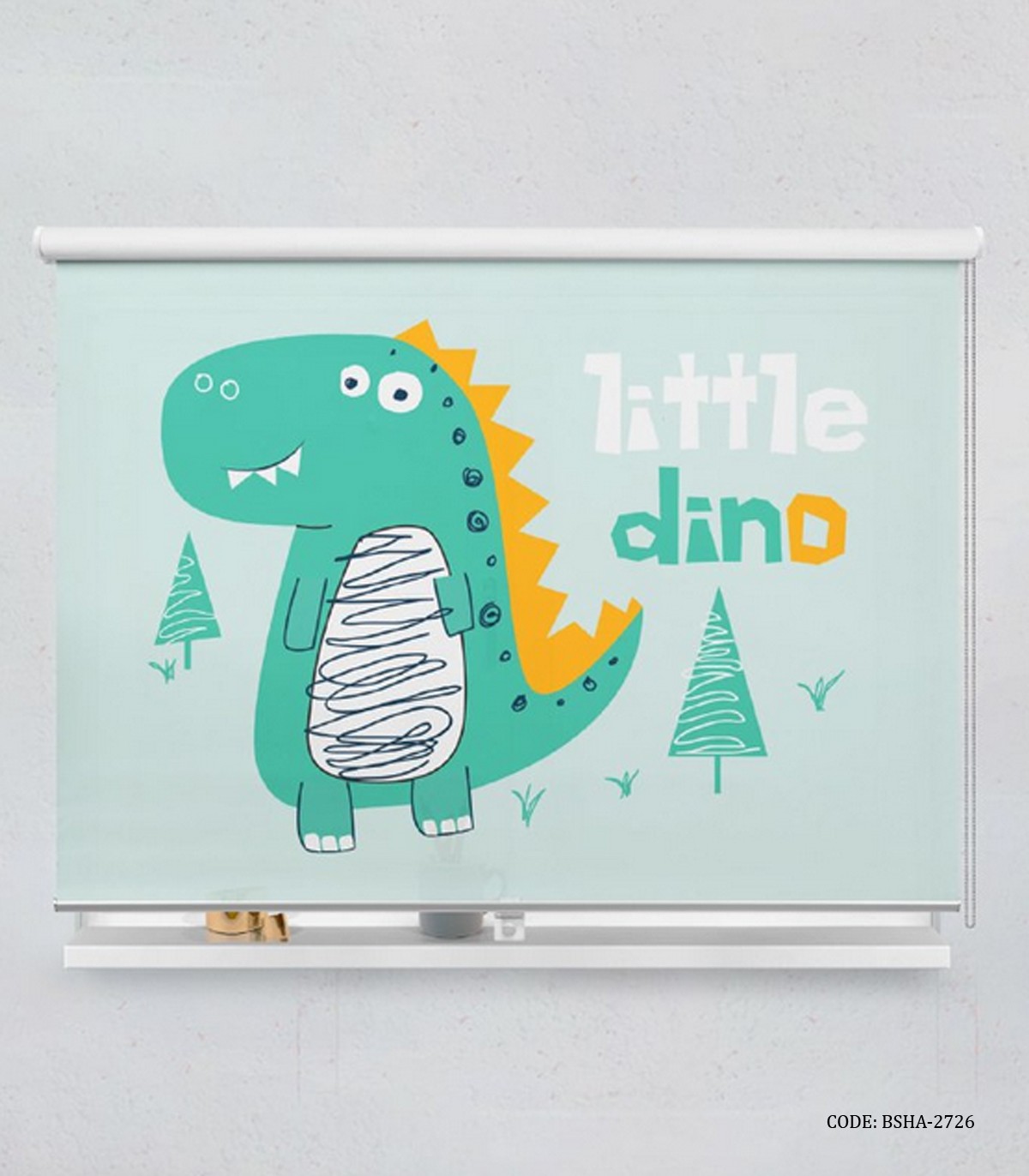پرده شید کودک پسرانه طرح دایناسور مدل Little Dino