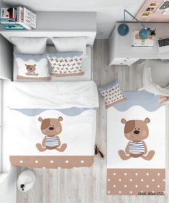 روتختی کودک پسر 4 تکه طرح خرس مدل Little Bear