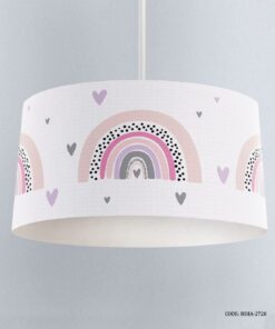 لوستر دخترانه طرح رنگین کمان مدل Beautiful Rainbow