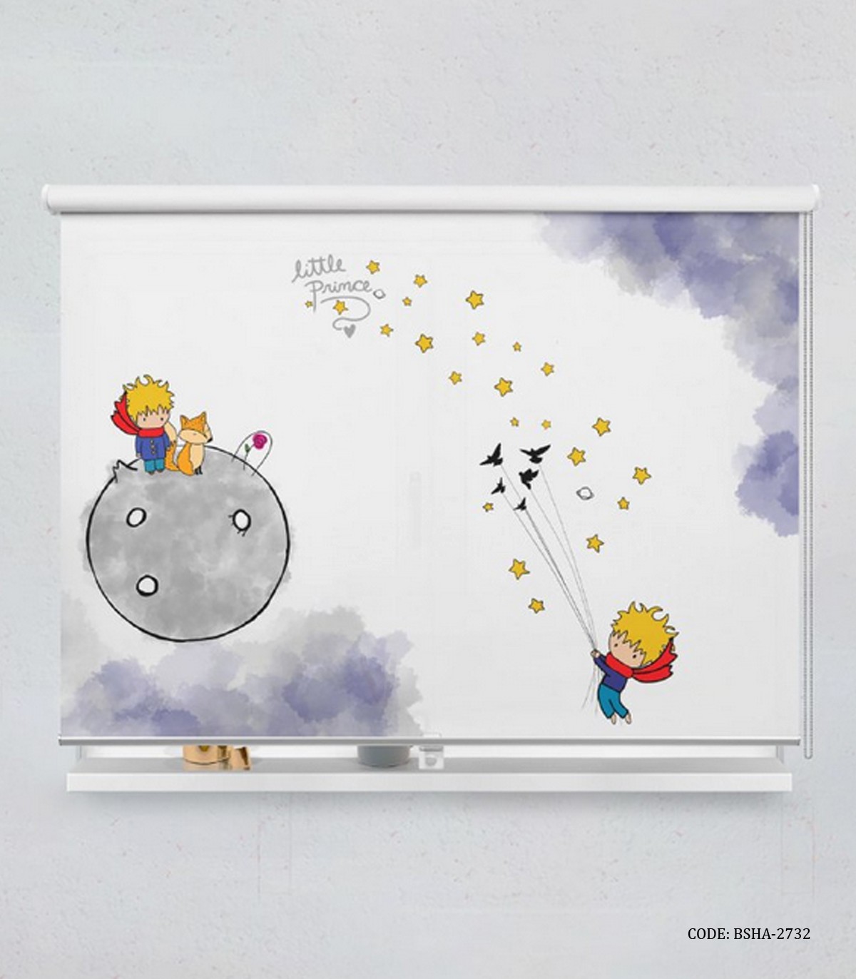 پرده شید کودک پسرانه مدل شازده کوچولو