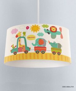 لوستر کودکانه پسرانه طرح ماشین مدل Animal Carnival