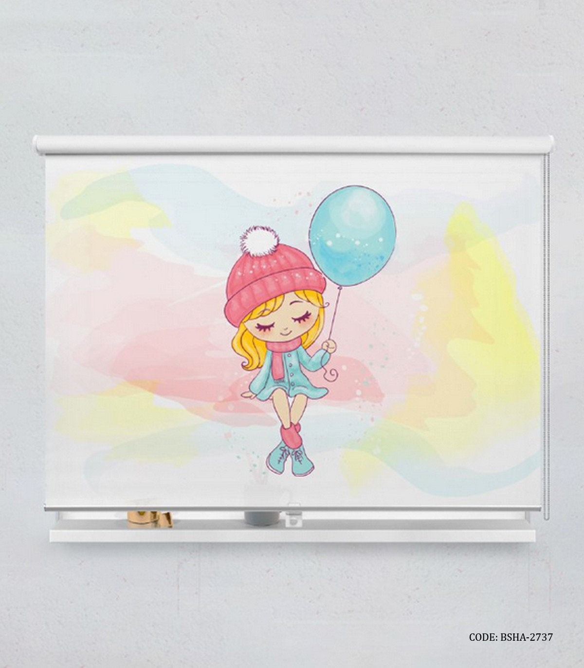 پرده شید اتاق کودک دختر مدل Winter Girl