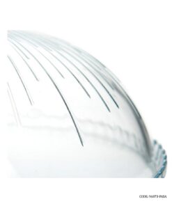 کیک خوری گرد بلوری ترک پاشاباغچه بدون پایه طرح شیاردار