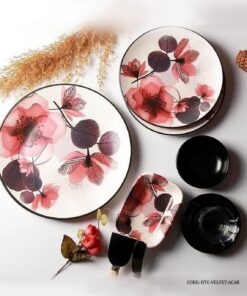 سرویس صبحانه خوری سرامیکی 25 پارچه ترک طرح VELVET