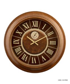 ساعت گرد دیواری بدنه چوبی لوتوس مدل JASPER