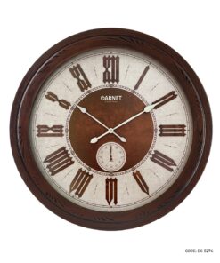 ساعت دیواری گرد قاب پلاستیکی گارنت مدل 5276