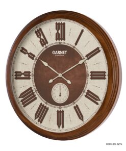 ساعت دیواری گرد قاب پلاستیکی گارنت مدل 5276