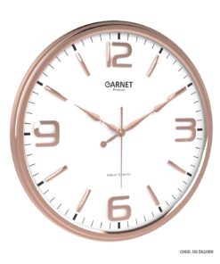 ساعت دیواری گرد رزگلد قاب پلاستیکی گارنت مدل 5020
