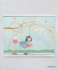 شید اتاق کودک دخترانه مدل Spring Girl