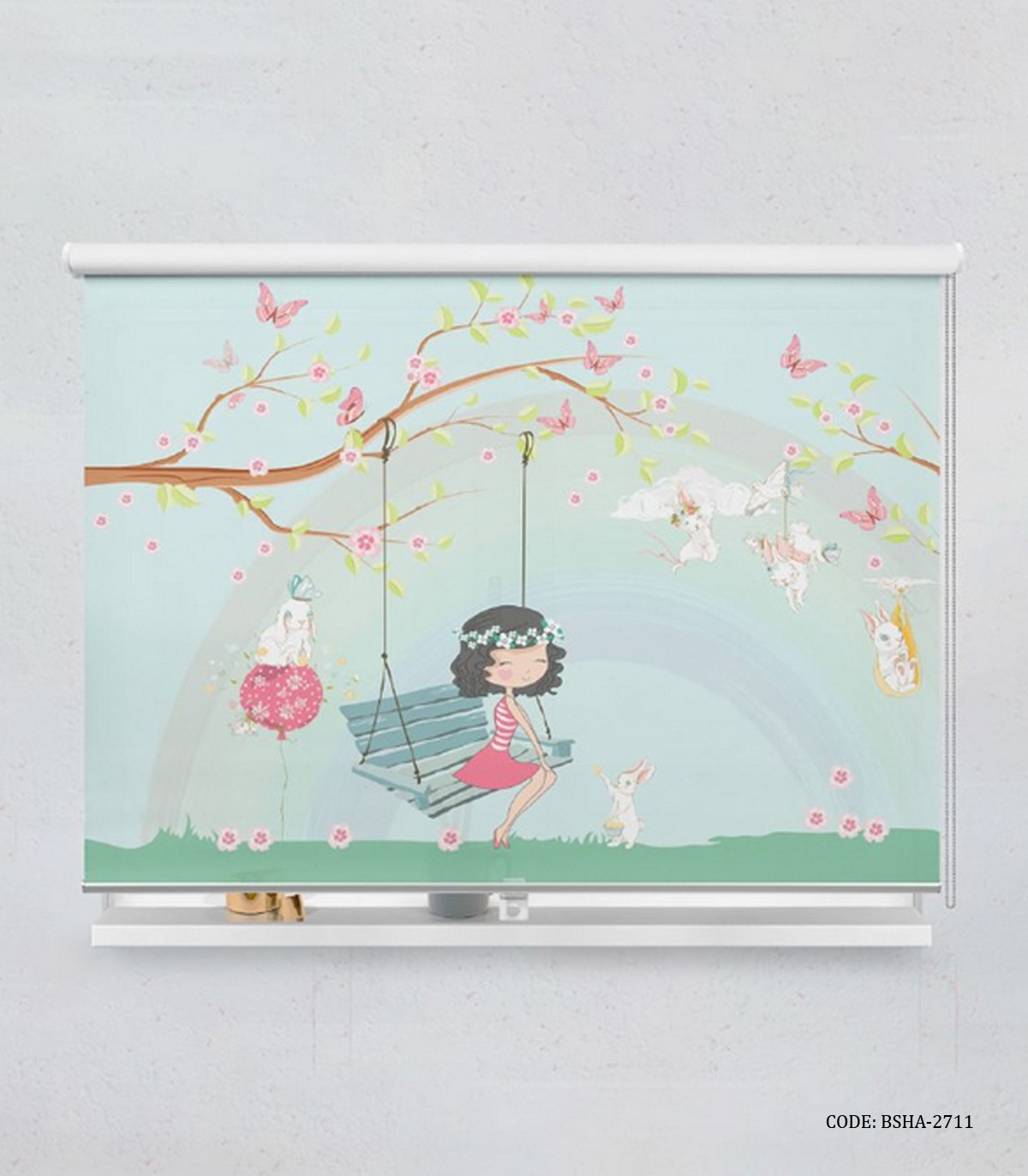 شید اتاق کودک دخترانه مدل Spring Girl