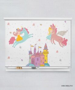 شید اتاق دخترانه طرح اسب تک شاخ یونی کورن مدل Dream City