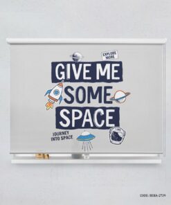 پرده شید اتاق پسرانه طرح فضانورد مدل Astronaut