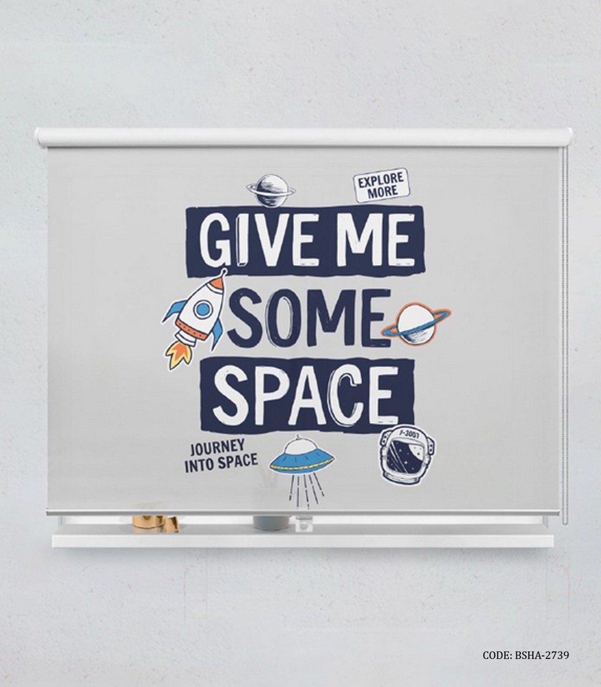 پرده شید اتاق پسرانه طرح فضانورد مدل Astronaut