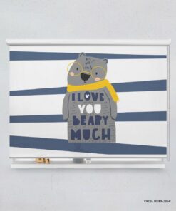 شید اتاق کودک پسرانه طرح خرس مدل Beary Much